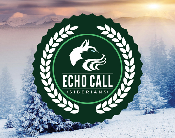 Sharp examples of my Branding and Web Design for Echo Call Siberians. A one man wrecking crew, I tear down your old tired business look and create something amazing.